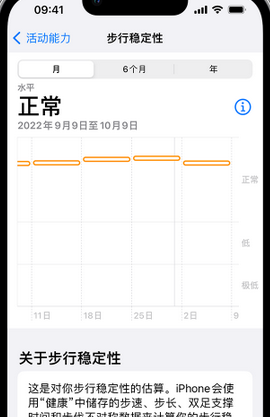 庆元iPhone手机维修如何在iPhone开启'步行稳定性通知'