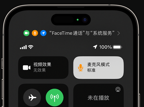 庆元苹果授权维修网点分享iPhone在通话时让你的声音更清晰 