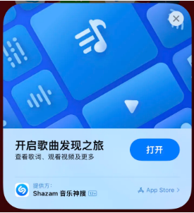 庆元苹果14维修站分享iPhone14音乐识别功能使用方法 