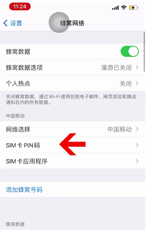 庆元苹果14维修网分享如何给iPhone14的SIM卡设置密码 