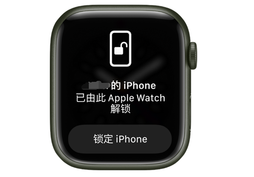 庆元苹果手机维修分享用 AppleWatch 解锁配备面容 ID 的 iPhone方法 