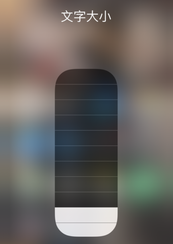 庆元苹果手机维修分享小技巧：在 iPhone 控制中心快速调节字体大小 